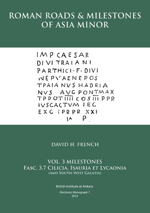 3.7 Cilicia Isauria et Lycaonia